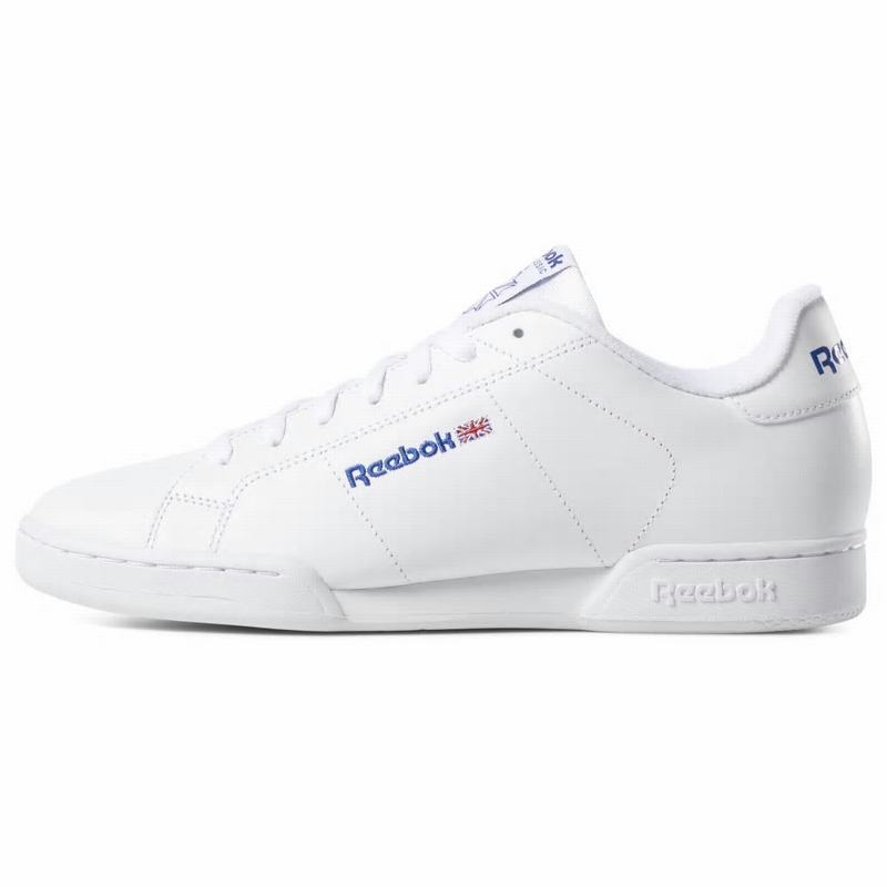 Tenisi Reebok Npc II Barbati Albi Romania UY5668XW